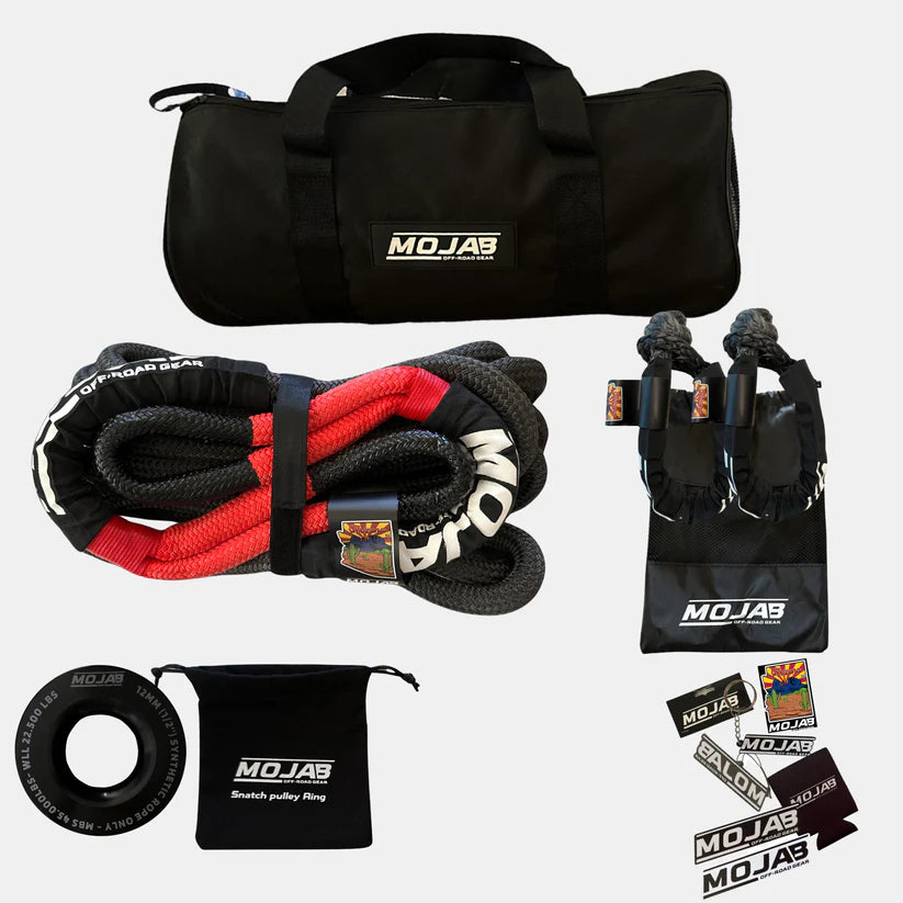 MOJAB OFFROAD Advanced Recovery Kit (5 items + 2 Storage Bag + 1 Velcro tape) *Lifetime Warranty