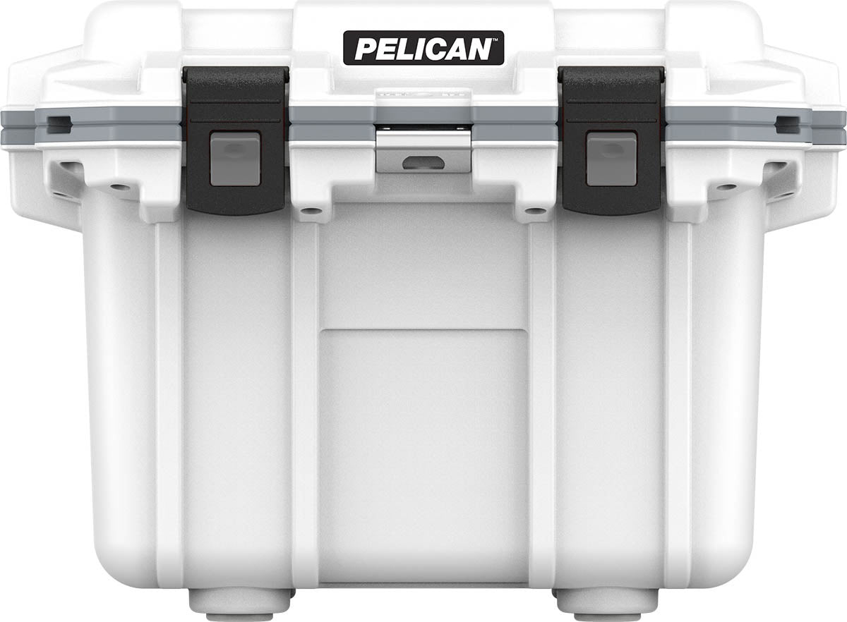 Pelican 30 Quart Cooler White/Gray