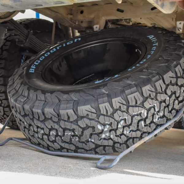 Agile Offroad Sprinter Undermount Oversized Spare Tire Basket Bracket Kit